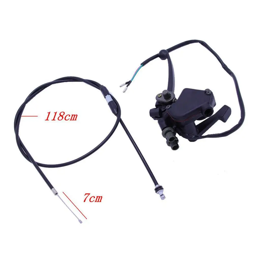 Thumb Throttle with Dual Brake Lever Assy for 50cc 90cc 150cc 250cc ATV Quad