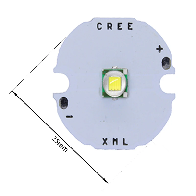 2PCS 25mm 5050 XMLL XLM-T6L2 LED U2 10W Cold White Warm White Diode Bead High Power LED Chip Emitter Diode with 25mm PCB for DIY