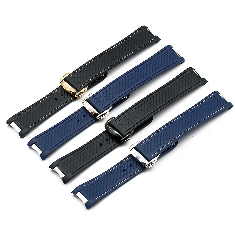 

Резиновый ремешок для часов omga Seamaster 300 Ocean Universe силиконовый браслет аксессуары для часов 18 мм 20 мм