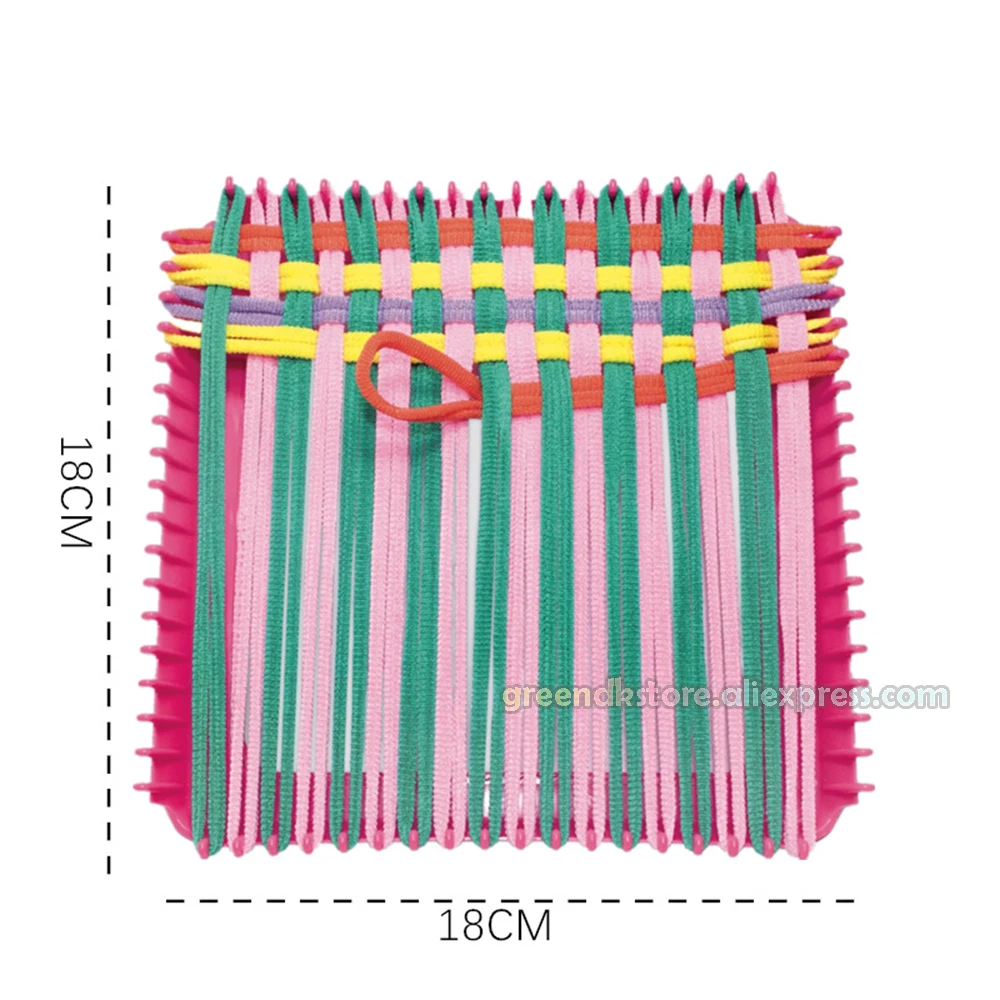 Kit artigianale fai-da-te kit per maglieria anelli per telaio per tessitura giocattoli per telaio per ragazze regali creativi perline giocattoli giocattoli fai da te