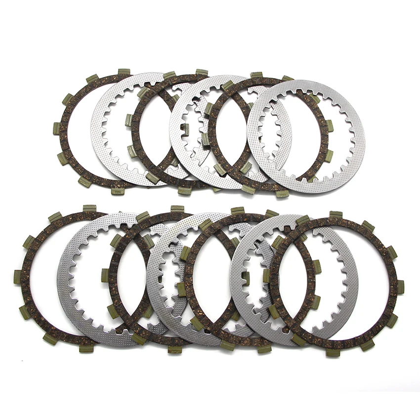 Motorcycle Clutch Friction Disc Plate Kit For Yamaha YFP350U Terra Pro YFM350FX Wolverine YFM400 YFM40S YFM400F YFM400FH YFM40FB