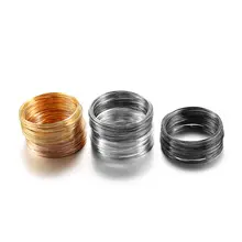 100 pcs 0.6mm memory beading steel wire #3