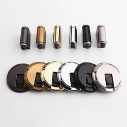 Solid Metal Door Stopper Updated Mechanical Self-Locking Stop Height Adjustable 3M Sticker And Screw Fix DIY Hidden Door Holders