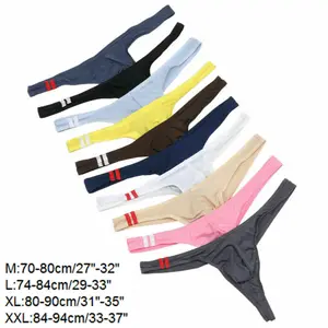 Männliche Tangas g String sexy schwule Sissy Unterwäsche Mann Jockstrap t Back Cuchecas Penis Höschen atmungsaktives Höschen 8 Hauptverkaufsunterwäsche, die den Penis - №2