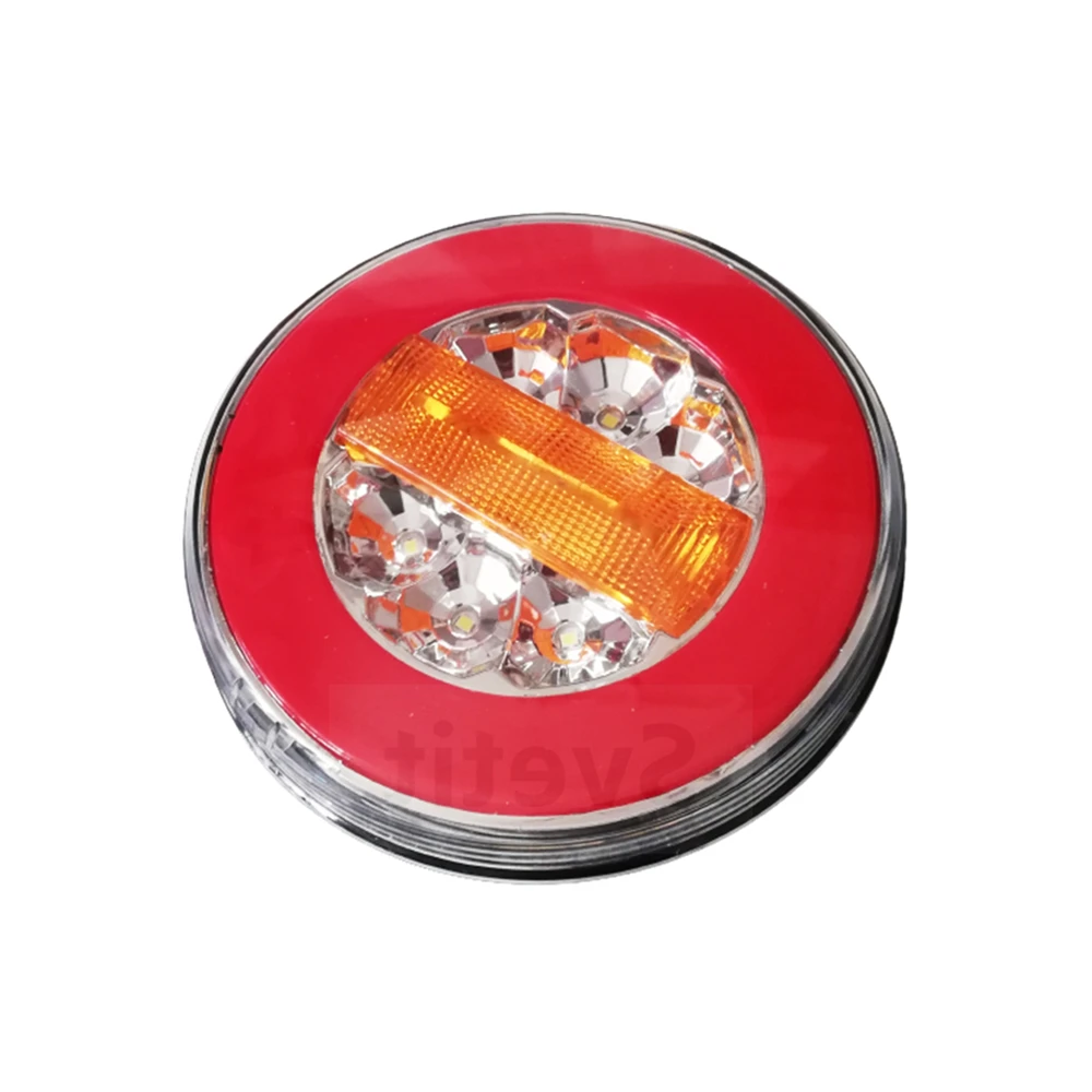 2Pcs LED Tail Lights Trailer Truck Sequential Flashlight 12V 24V Tractor Rear Light Running Turn Brake Reverse Camper Taillights