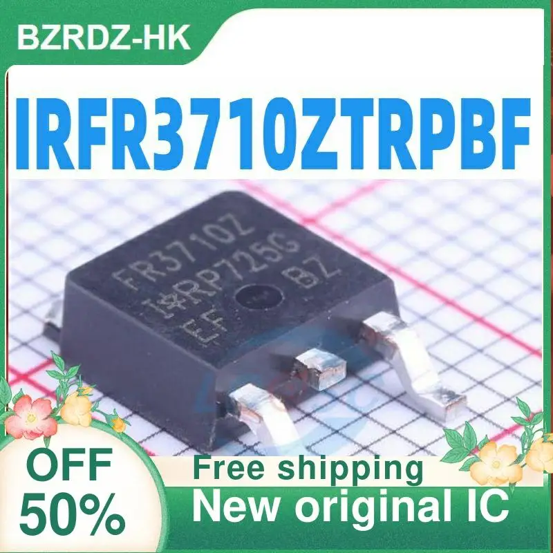 10PCS IRFR3710Z IRFR3710ZTRPBF TO-252-3  100V/42A New original IC