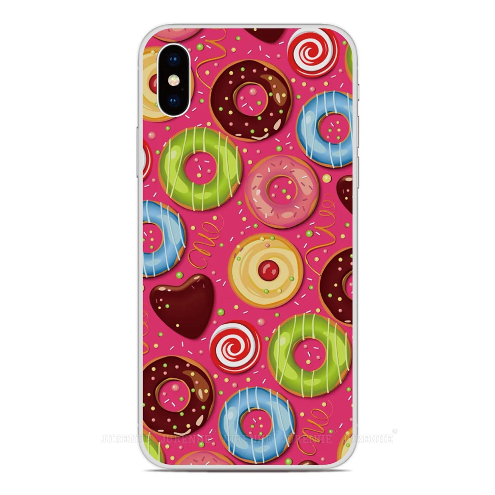 Chocolate Donut Cover For Wiko T50 T10 T3 Y52 Y82 Y81 Y51 Y62 Y61 Y50 Y60 Y80 View 5 Plus Life 3 4 Lite Power U30 U20 U10 Case