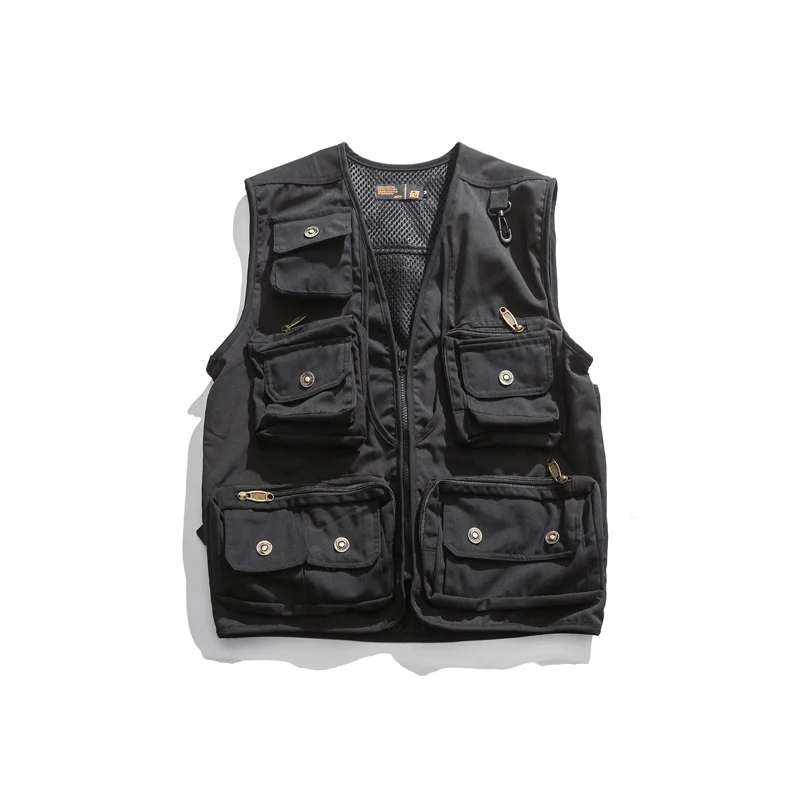 Summer Vest Men Military Quick Drying Mesh Vest Photography Vest Hunter Field Working Sleeveless Jacket Clothes