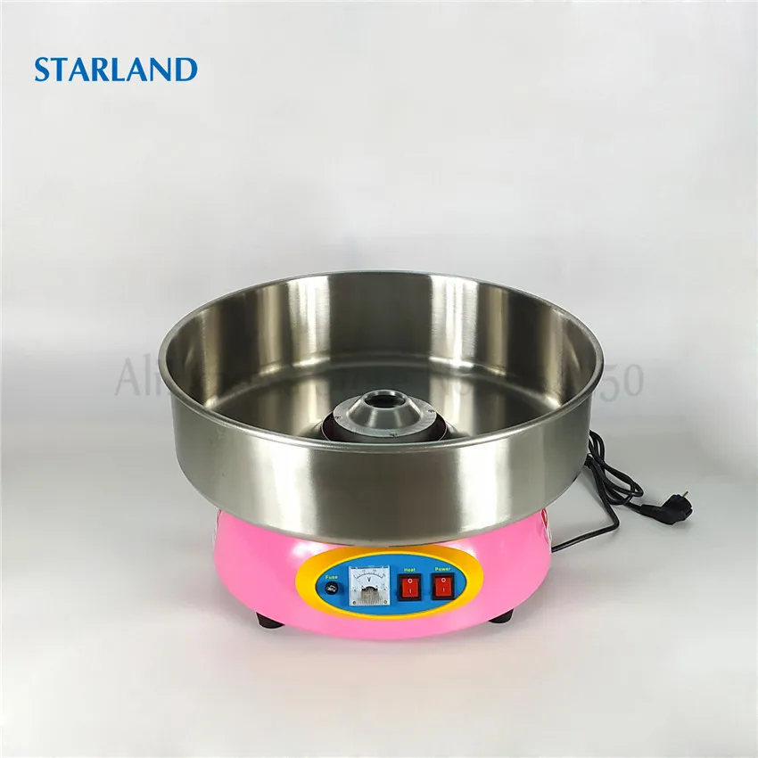 

Electric Candy Floss Machine Commercial Sugar Cotton Candy Machine 52cm Stainless Steel Removable Bowl 220V 1080W