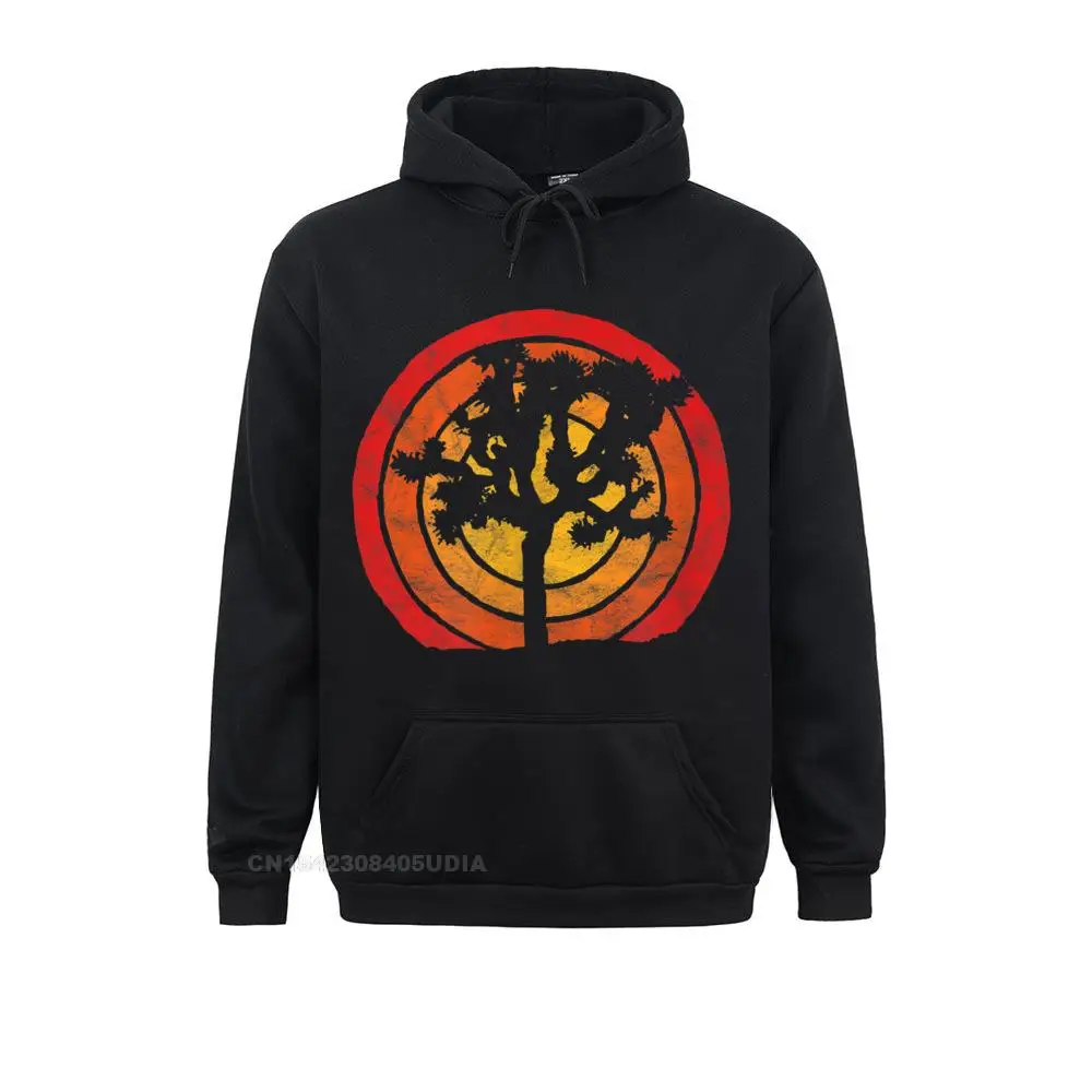 Newest Men Sweatshirts Retro Sun Minimalist Joshua Tree Graphic Hoodie Funny Hoodies Summer/Autumn Hoods Long Sleeve