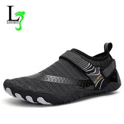 Men Aqua Shoes Quick Dry Summer Sneakers Breathable Beach Water Shoes Light Male Footwear Plus Size Barefoot Sneaker Non-slip