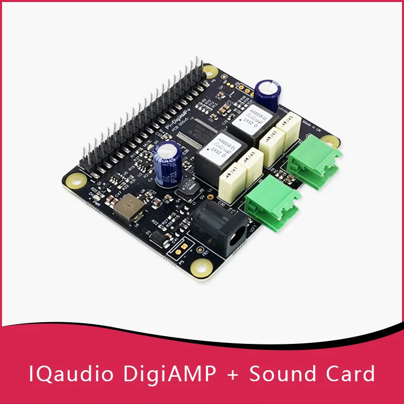 IQaudio DAC +/DAC Pro/DigiAMP +/Codec Zero per Raspberry Pi Audio supporta con tutti i Raspberry Pi Molde