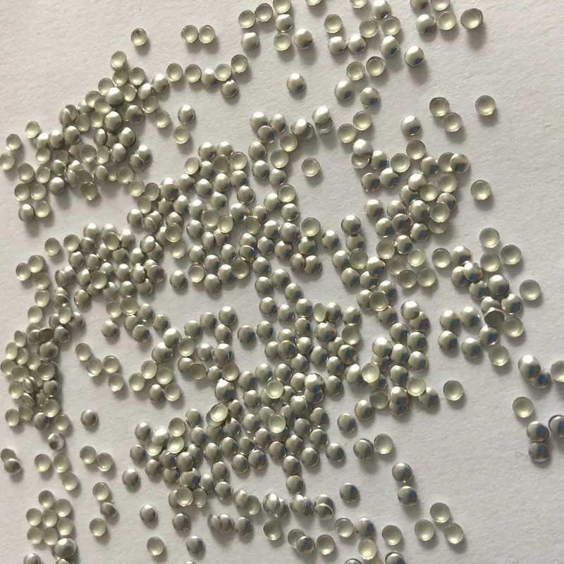 20000PCS 2mm Hotfix Studs Round Silver Flat Back Iron On Nailheads Glue FlatBack DIY Rhinestuds Garments Accessories Beads