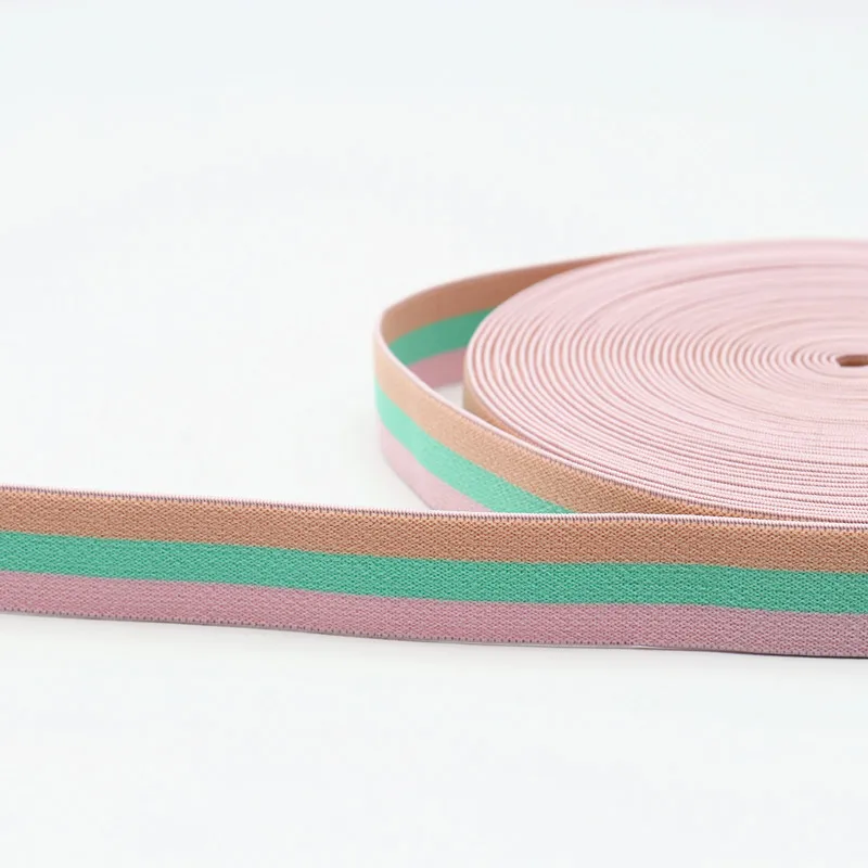 25mm Elastic Band Striped Elastic Band Rubber Band Belt, Suitable for Shoes Hats, Clothing, Luggage DIY Sewing Accessories 1m 5m