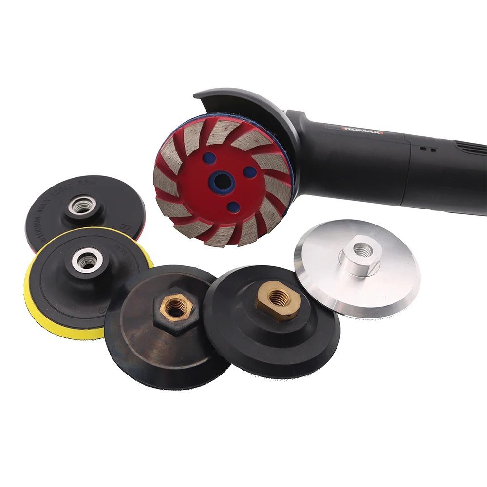 Imagem -06 - Almofada de Polimento de Diamante para Granito Seco Wet Metal Grinding Disc Concrete Floor Grinding Wheel Cup Pcs Set