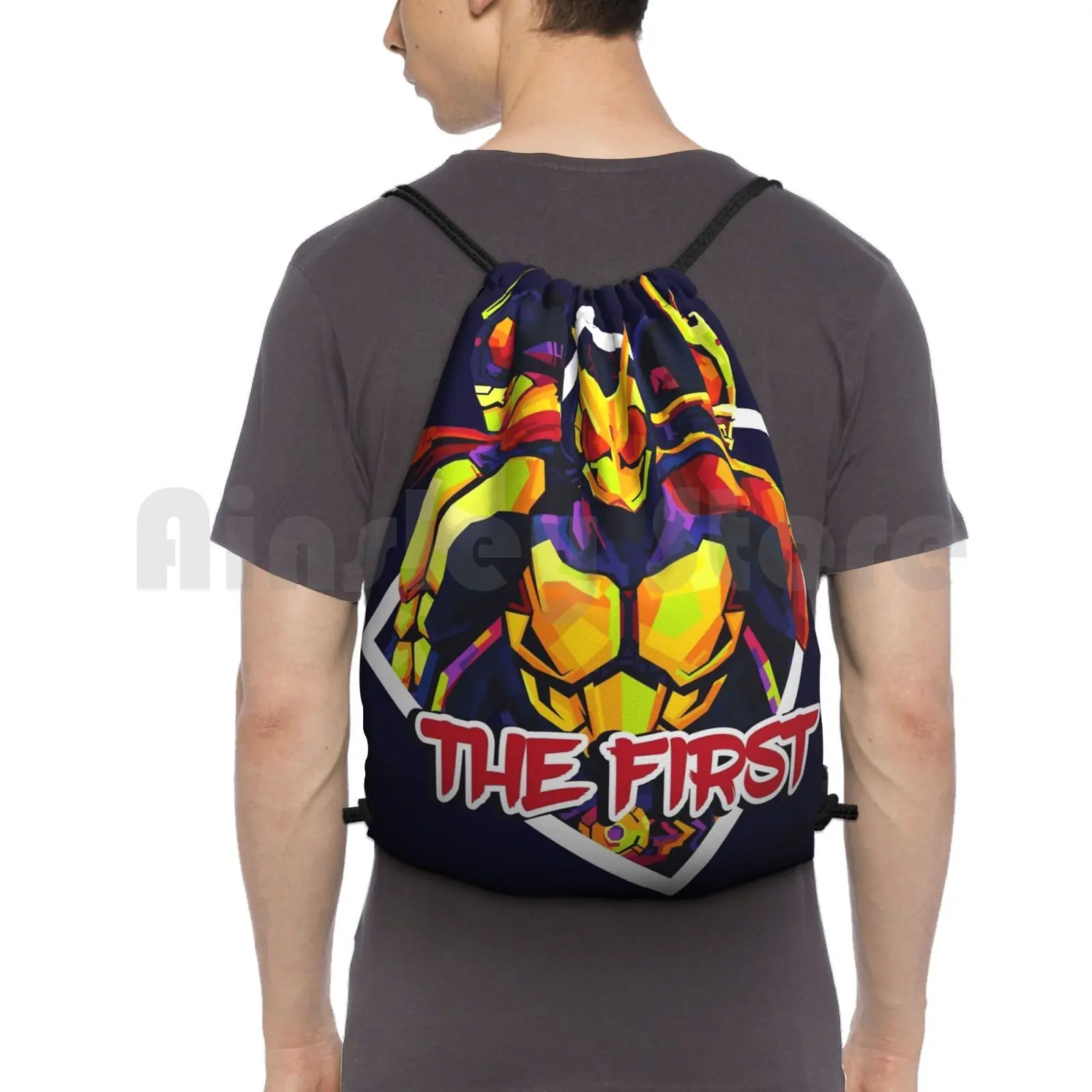

The First Kamen Rider Backpack Drawstring Bags Gym Bag Waterproof Kamen Rider Kamen Rider Rider Kamen Rider Zero One