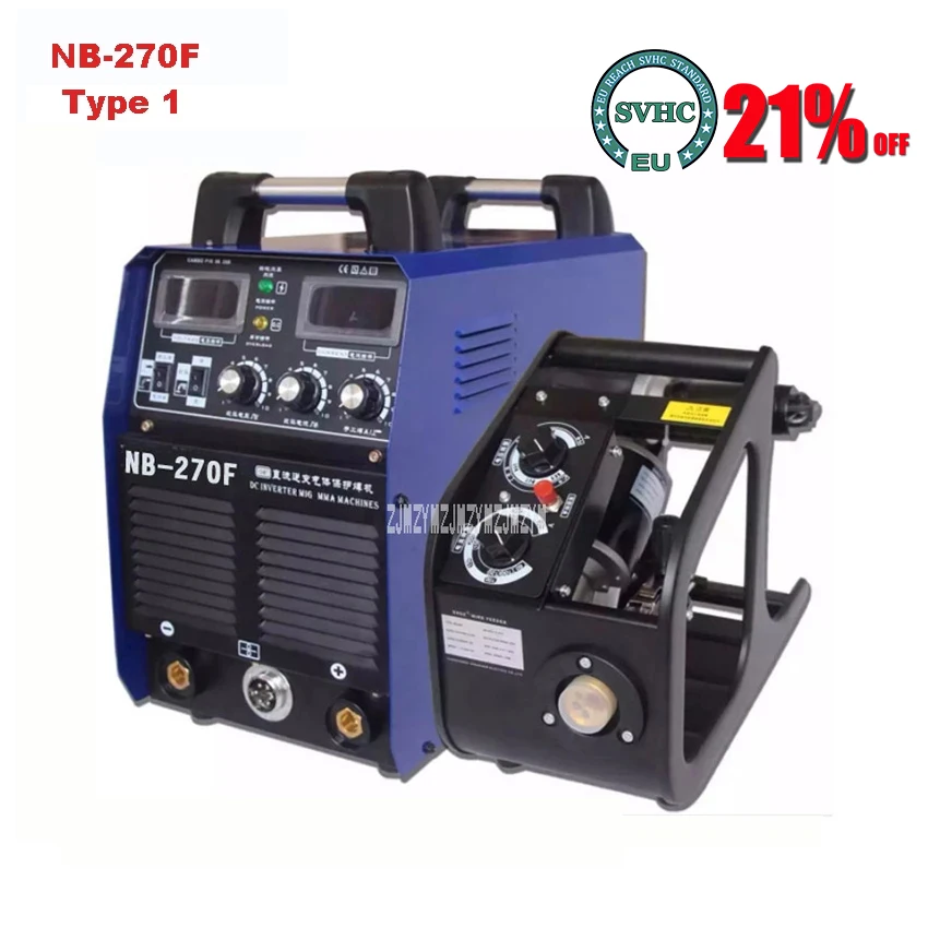 New Arrival NB-270F 220V380V Double Voltage Welding Machine Split Wire Feeder CO2 Welding Machine 0.8-6mm 50 / 60HZ Hot Selling