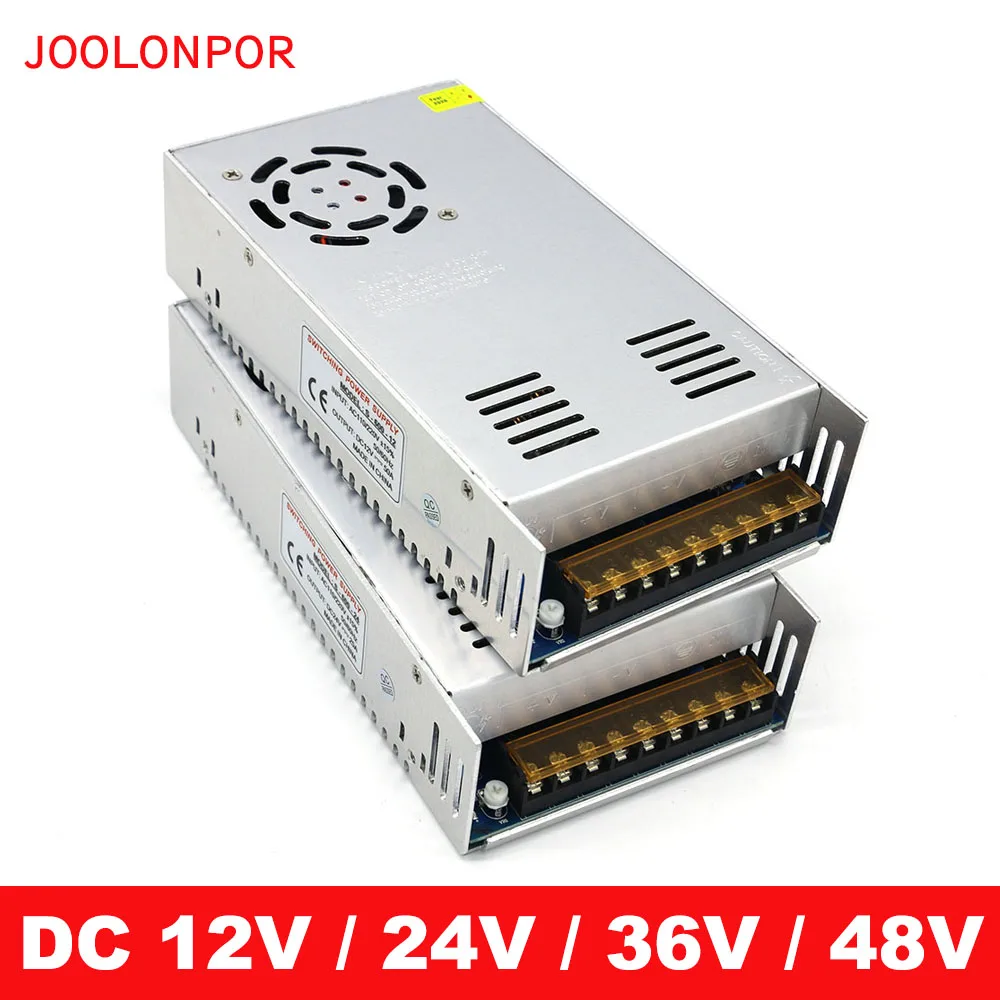 Switching Power Supply DC 12V 24V 36V 48V Led Transformer 600W 12.5A 13.8A 25A 50A Power Supply Converter Source  for Strip