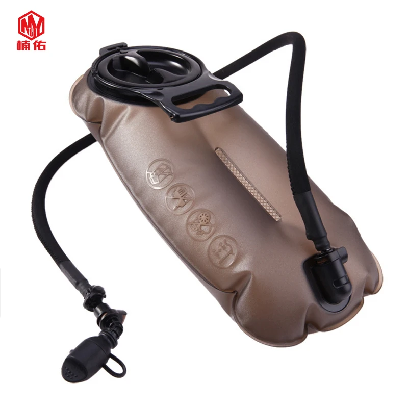 1PC 2L/2.5L/3L Tpu Water Bag Portable Bicycle Cycling Sports Folding Water Bag Export Backpack Large Diameter Inner Diameter