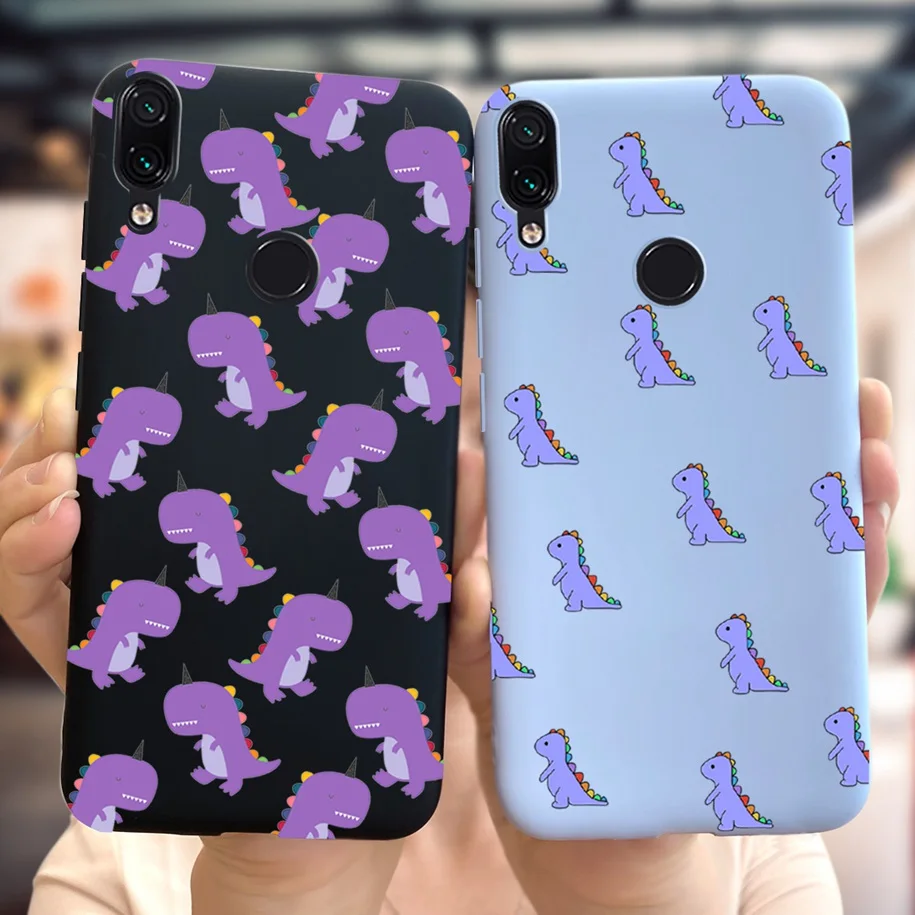 For Funda Xiaomi Redmi Note 7 Case Redmi 7 Soft Cover Silicone Case For Xiaomi Redmi Note 7 Note7 Pro Phone Fundas Flower Bumper