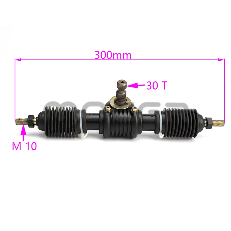 300mm Power Steering Gear Shaft Rack Pinion Assembly Fit For DIY China Go Kart Buggy Karting ATV UTV Quad Bike Accessories