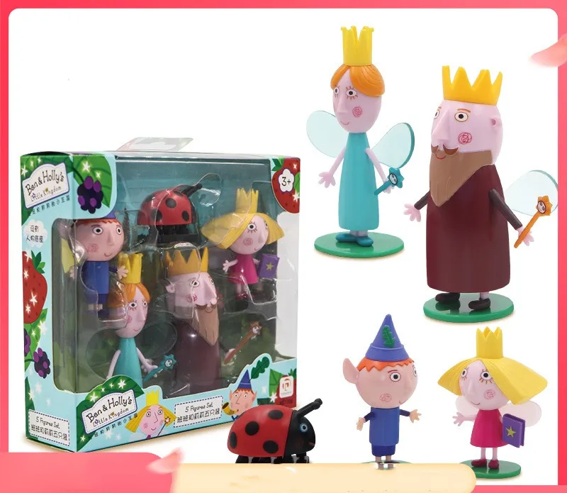 Ben and Holly PVC Action Figure Toys PVC Little kingdom Dolls For Kid Birthday Christmas Gift