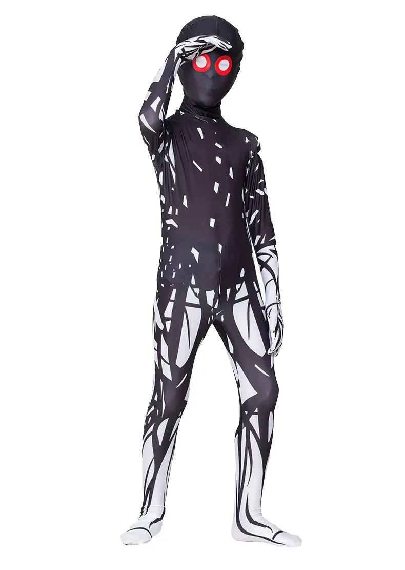 Costume d'Halloween pour Enfants, Yeux Rouges, Fantôme, Cosplay, Imbibé de Batterie, Cadeau de ixpour Garçon et Fille