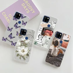 Case For Realme C25s Cover Fashion Art Label Clear Soft TPU Silicone Funda On Realme RMX3195 C 25S C25 C 25 S Case Shell Coque