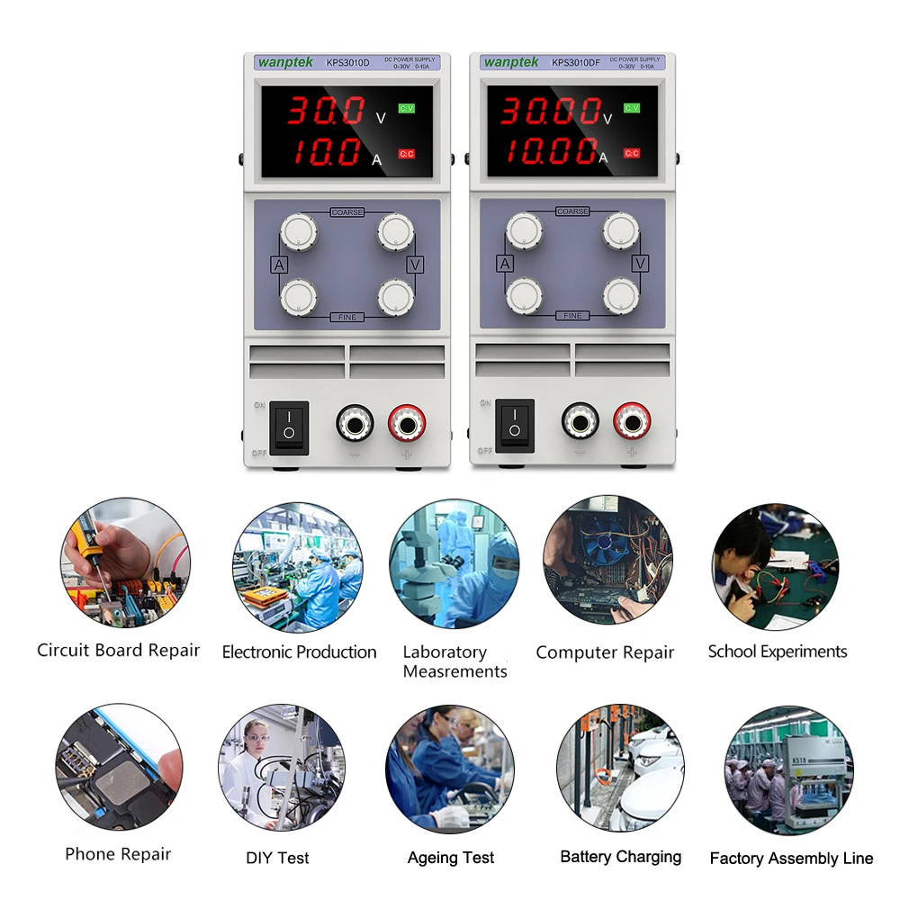 実験室用電源,調整可能な電圧レギュレーター,スイッチング変数ベンチソース,30v 10a ac 110v 220v