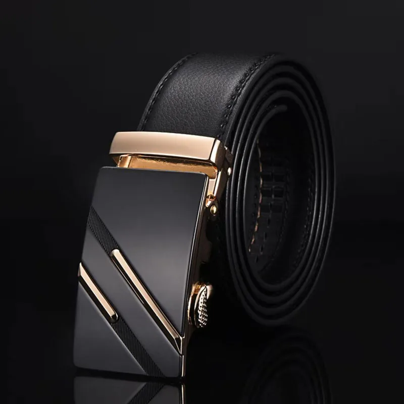 New Famous Brand Belt New Male Designer Automatic Buckle Leather Men Belt 3.5cm Luxury Belts for Men Ceinture Homme men\'s Belts