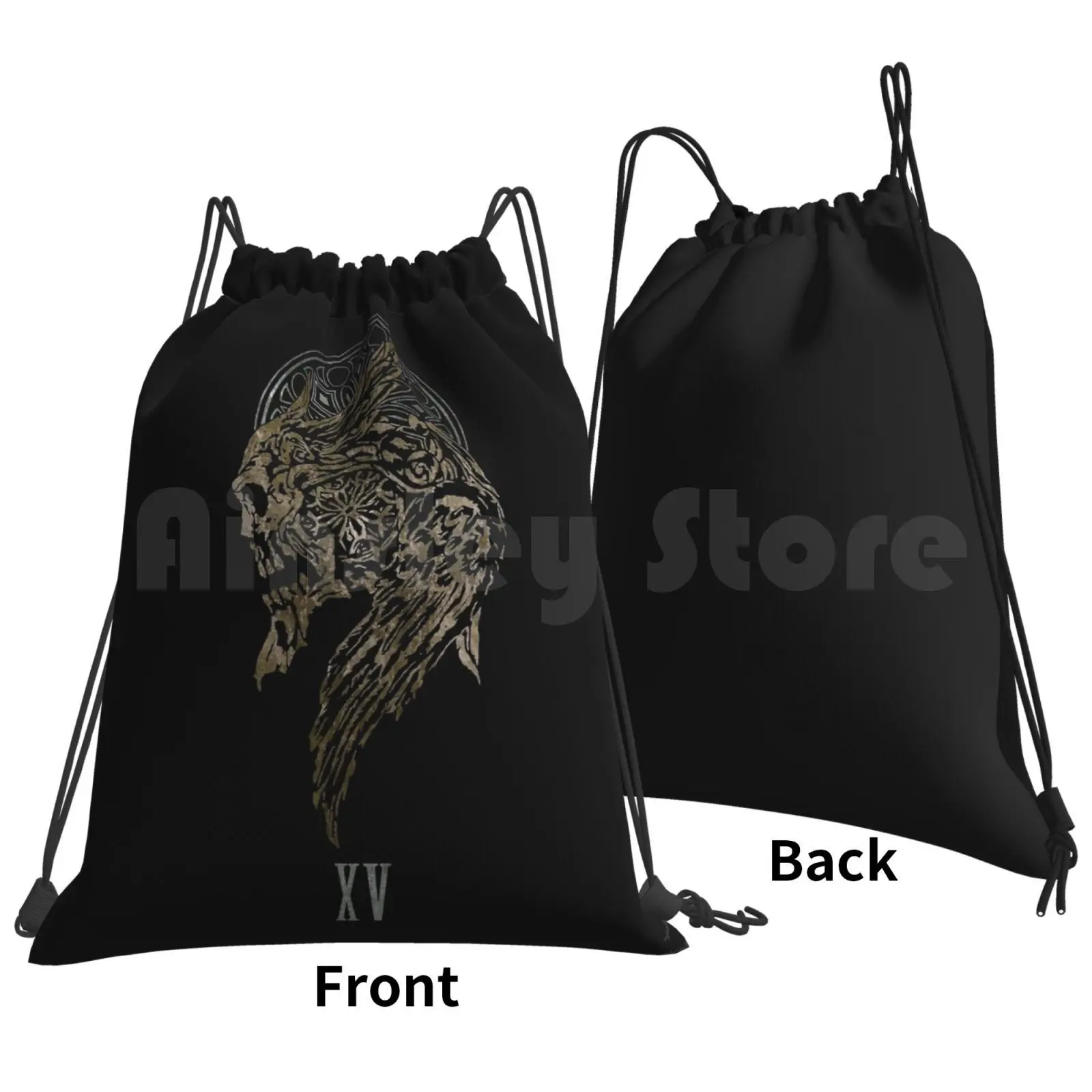 The Lucian Crest Backpack Drawstring Bags Gym Bag Waterproof Final Fantasy Ffxv Ff15 Final Fantasy 15