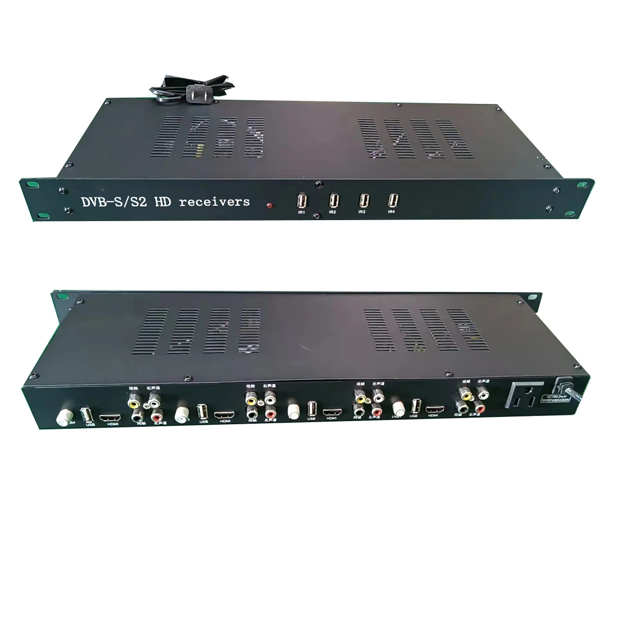 

DVB-S/S2 Four-Channel Integrated High-Definition Engineering Set-top Box, Cable TV Front-end Equipment, hotel TV system