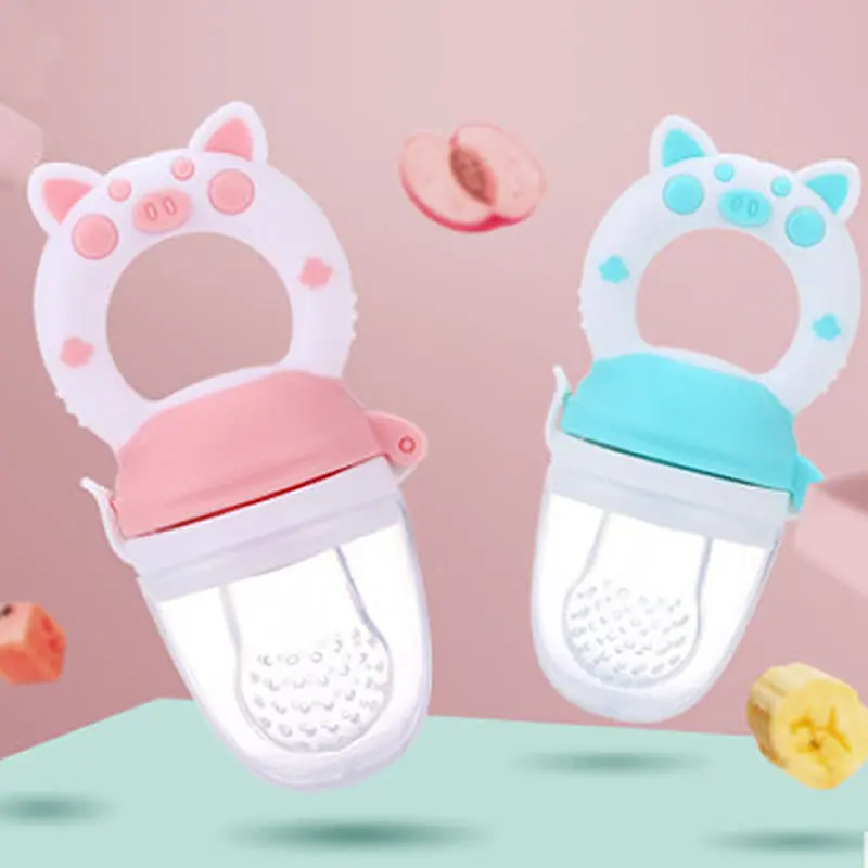 1Pcs Pacifier Feeder For Baby Food Grade Silicone PP Training Nipple Milk Fresh Fruit Nibbler Teat Pacifier Bottles