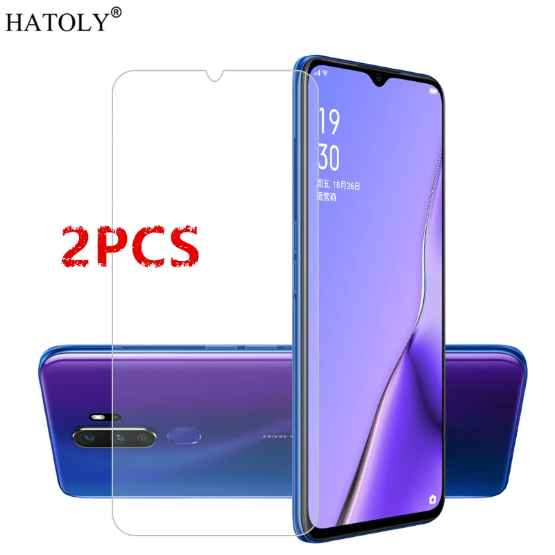 

Защитное стекло для OPPO A9 2020, закаленное, HD 9H, 2 шт.