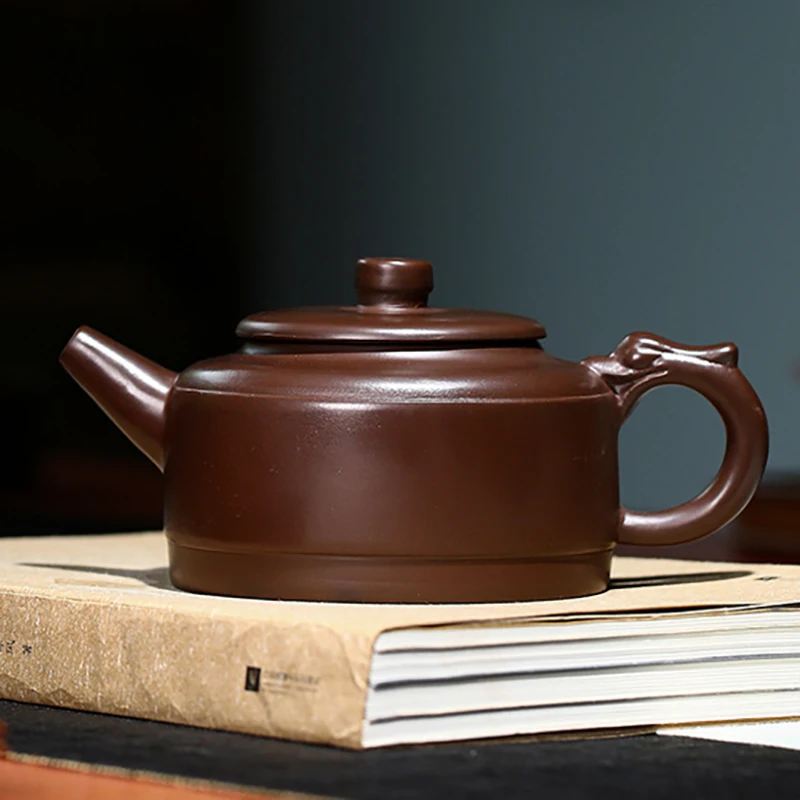 300CC Yixing Purple Clay Teapot Chinese Kettle Handmade Kung Fu Zisha Tea Set Puer Teaware