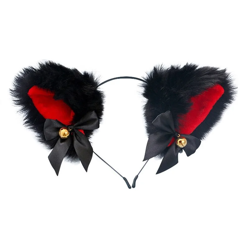 Cute Hair Accessories Fashion Lady Girl Fox Cat Ears Head Bands Lovely Charming Cosplay Night Party Club Bar Hair Clip Hairband