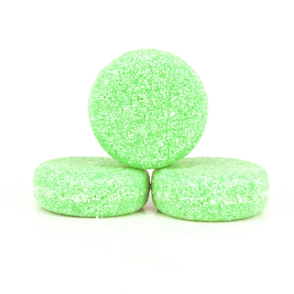 Sólido Chá Verde Shampoo Bar, Feito com Ingredientes Naturais e Orgânicos, Todos os Tipos de Cabelo Faça Sabonete Frio, 50g