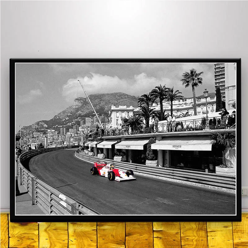 

F1 Formula Car Canvas Painting Posters And Prints Pictures On The Wall Vintage Poster Decorative Home Decor Tableau No Framed