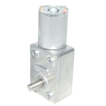 מנוע גיר תורן DC 6V 12V 24V 2-160RPM עם כוח סיבוב גבוה מנוע הפוך תורן מתכתי מנוע טורבו 370 מנוע גיר חשמלי