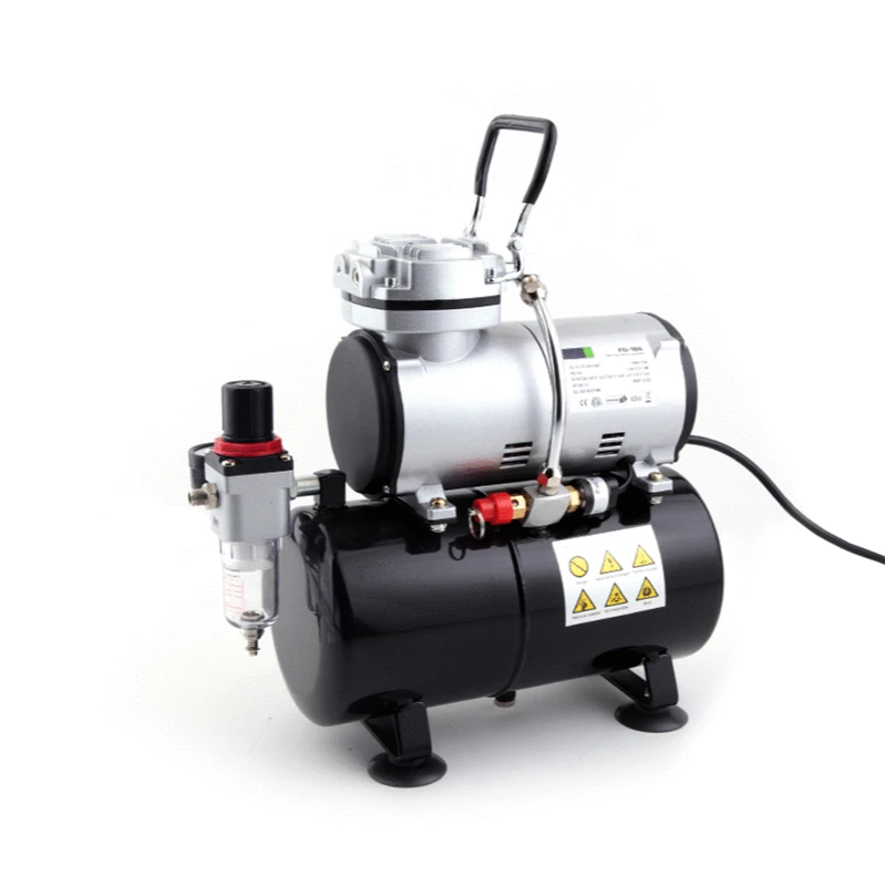 

Multifunction 1/6 HP Piston Airbrush Spray Gun 220-240V Tattoo Manicure Spraying Air Compressor with Tank