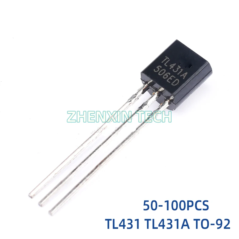 Triodo de tubo regulador, Chipset IC nuevo y Original, TL431, TO92, TL431A, TO-92, 20-50-100uds/lote