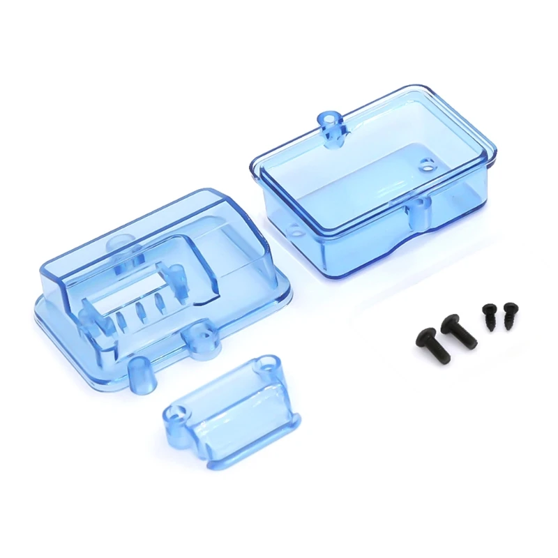 Transparent Waterproof ESC Receiver Box Protective Case Cover Sealed Box For RC Boat Model Accessories