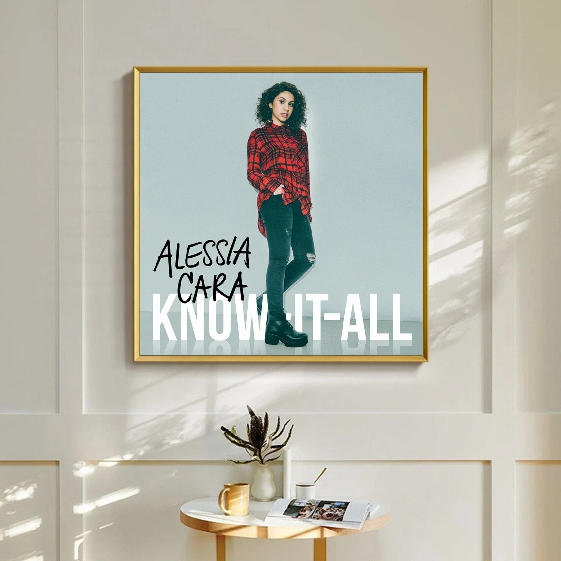 Alessia Cara Know It All Music Album Poster Canvas Print Home Decoration Wall Painting ( No Frame )