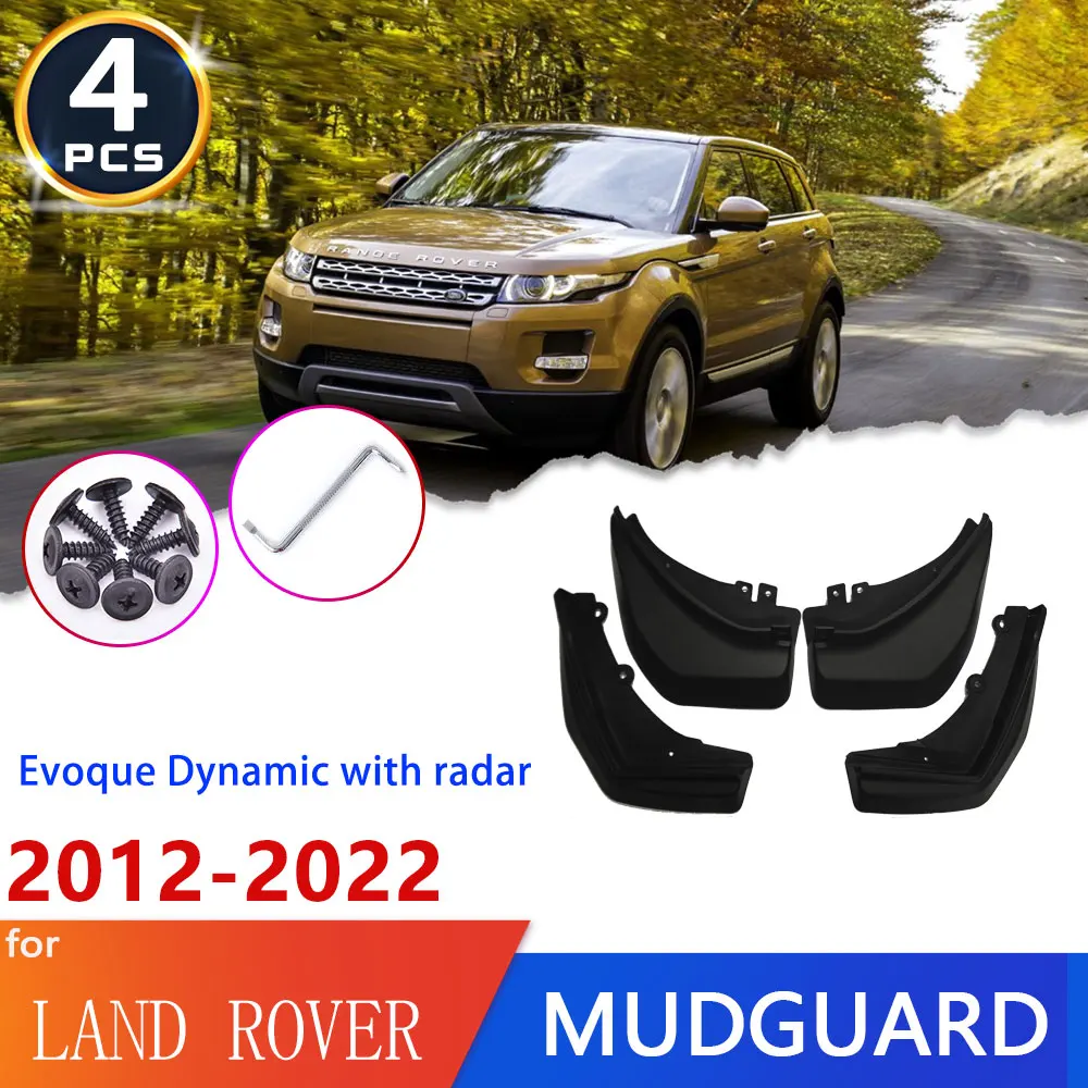 

Car Fender Mud Flaps For Land Rover Evoque Dynamic with radar 2012~2022 Perodua Road Guards Mudflap Mudguard Splash Accessories