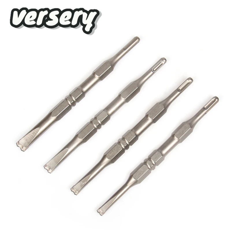 Versery SDS PLUS Electric Hammer Hex handle Electric Pick Multifunction Drill Bits For Concrete Wall Brick Block Masonry