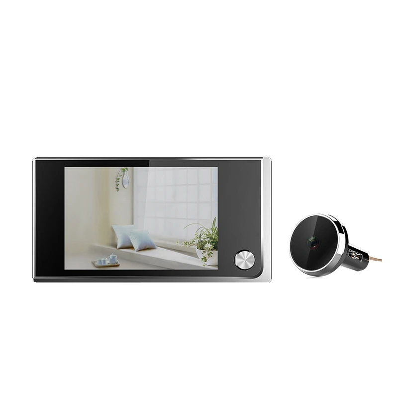 3.5 Inch LCD Color Screen Digital Doorbell 120 Degree Door Eye Doorbell Electronic Peephole Security Door Camera Viewer