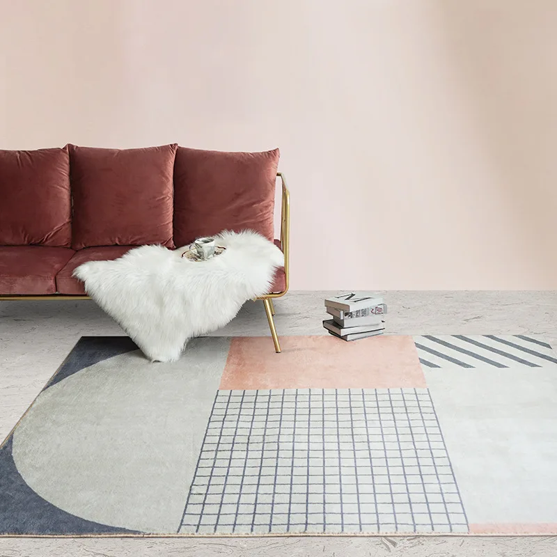

Home Girls Shaggy Bedroom Carpet Decor Living Room Rug Sofa Coffee Table Fluffy Rug Cloakroom Soft Area Rugs Kids Floor Mat