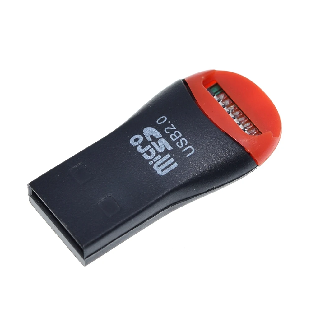 USB 2.0 Micro SD SDHC TF Flash Memory Card Reader Mini adattatore per Laptop