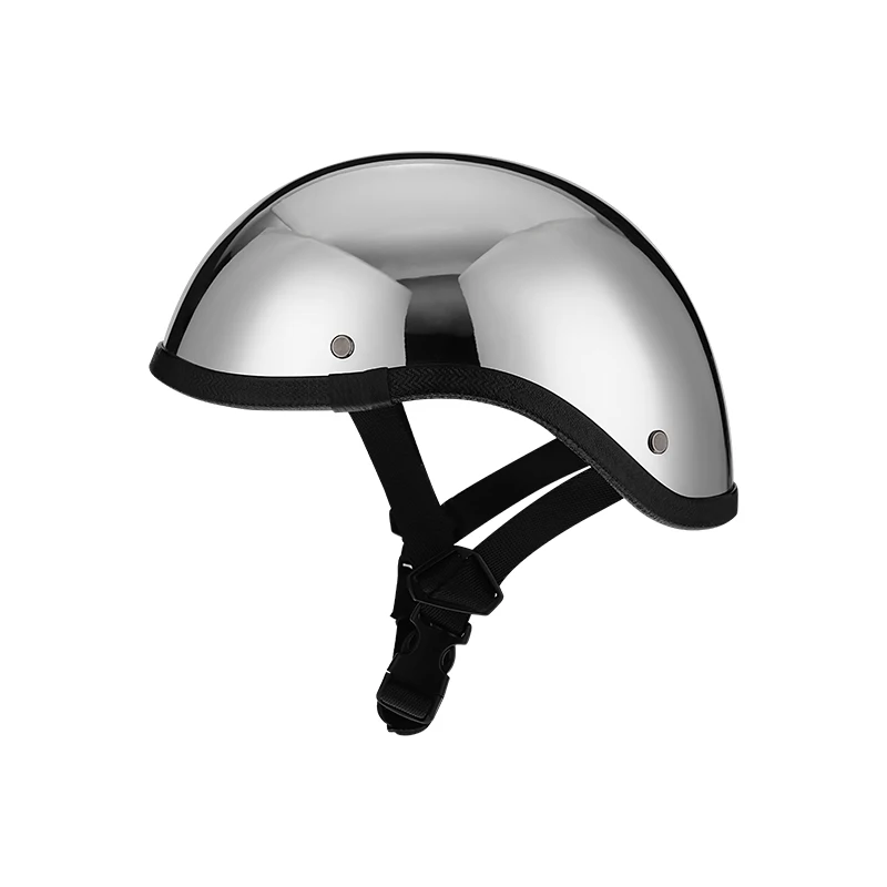 Cholo Style Capacetes Para Moto Motorcycle Half Helmet Open Moto Vintage Motorcycle Motorbike Biker Riding Scooter Cruiser