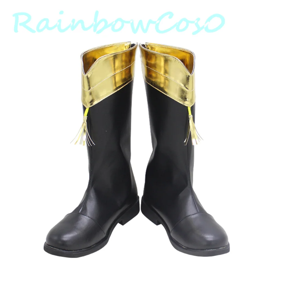 Revue starlight tendo maya cosplay sapatos botas jogo anime carnaval festa dia das bruxas chritmas rainbowcos0 w2000